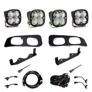 Ford F-250 Fog Light Pocket Kit - Baja Designs - Squadron Sport Dual Fog Pocket - `23-`27